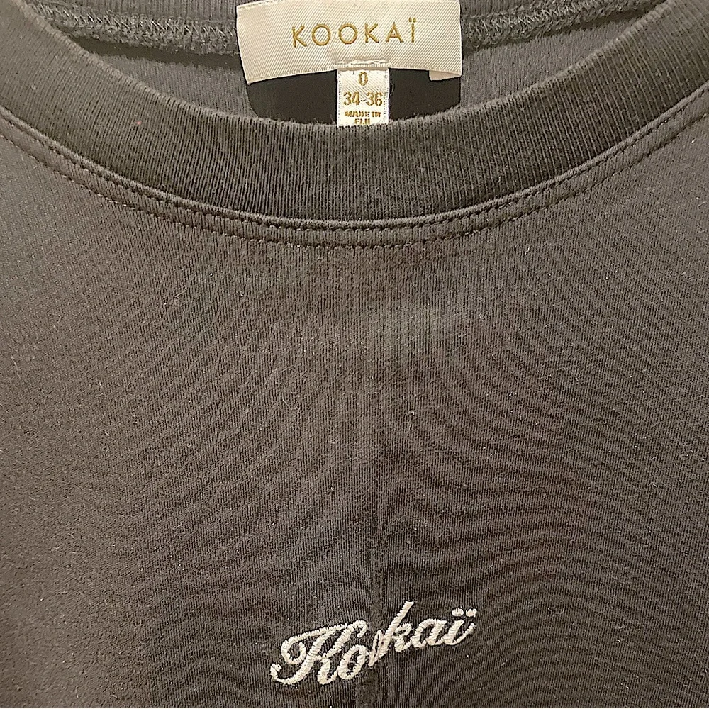 Two Kookai Cropped Tees - Picture 3 of 4